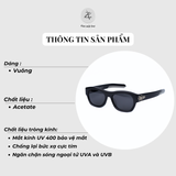  Kính mát Louis Vuitton Z3024U dáng vuông nhựa acetate cao cấp fullbox 