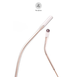  Gọng khoan không viền 9019 dáng oval titanium cao cấp 