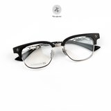  Gọng kính nửa khung Chrome Hearts CH8224 dáng vuông titanium cao cấp fullbox 