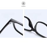  Gọng kính Zay Eyewear 9003 dáng vuông nhựa TR90 phong cách hàn quốc 