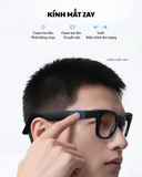 Gọng Kính Camera Bluetooth tích hợp nghe nhạc, quay video, chụp ảnh full HD cao cấp