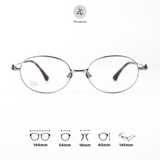  Gọng kính Zay Eyewear Vivienne Westwood V8002T dáng oval Titanium phong cách Hàn Quốc 
