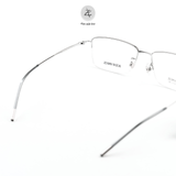  Gọng kính xẻ cước Asifinis AS01 dáng vuông titanium chính hãng 