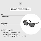  Kính mát Gentle Monster Numer dáng vuông nhựa acetate cao cấp fullbox 