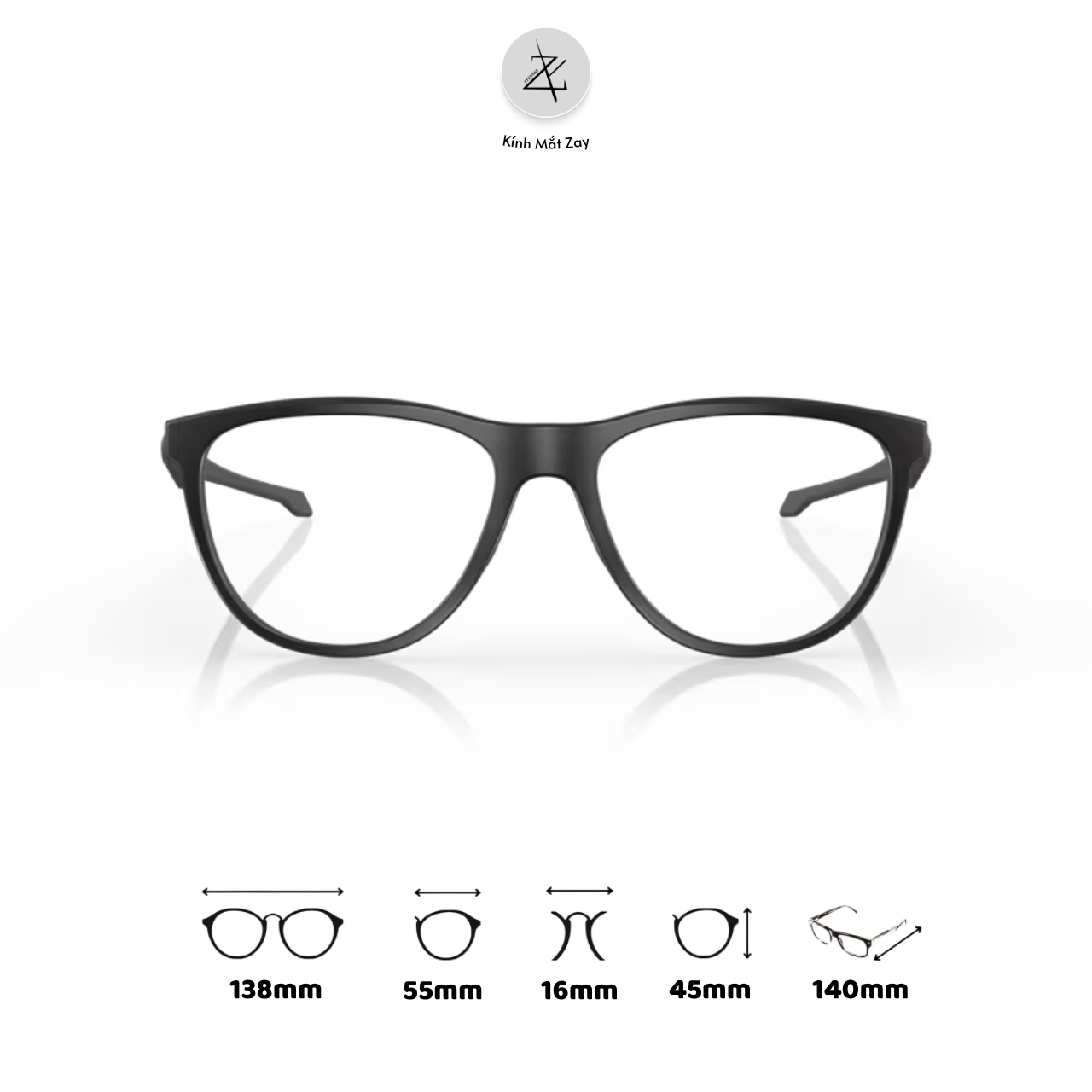  Gọng kính thể thao Oakley Admission A 0OX8056F dáng tròn O Matter™ chính hãng fullbox 