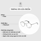  Gọng kính RayBan RB3447V dáng tròn chính hãng fullbox 