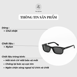  Kính mát RayBan RB2224F dáng chữ nhật chính hãng fullbox 