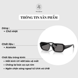  Kính mát Vogue 0VO5693SU dáng chữ nhậtnhựa Acetate chính hãng fullbox 