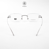 Gọng khoan không viền GAMA MY9028 dáng chữ nhật Titanium chính hãng