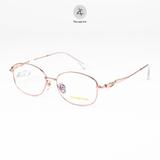  Gọng kính 3004 dáng oval titanium phong cách thời trang cao cấp 