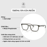  Gọng kính RayBan 0RX5279F dáng vuông nhựa acetate chính hãng fullbox 