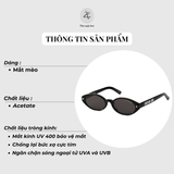  Kính mát Dior Pocific R1F dáng oval nhựa acetate cao cấp fullbox 
