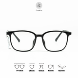  Gọng kính Zay Eyewear TR6613 dáng vuông nhựa TR90 phong cách Hàn Quốc 