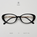  Gọng kính Zay Eyewear G6020 dáng oval phong cách Hàn Quốc 