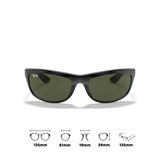  Kính mát RayBan Balorama 0RB4089 dáng vuông nhựa Propionate chính hãng fullbox 
