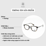 Gọng kính RayBan RB7247D dáng vuông chính hãng fullbox