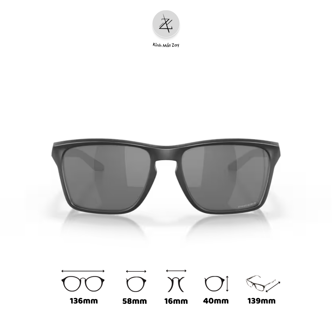  Kính mát thể thao Oakley Sylas (A) 0OO9448F dáng vuông O Matter™ chính hãng fullbox 