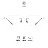  Gọng khoan không viền Bolon BR1003 dáng vuông titanium chính hãng fullbox 