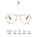  Gọng kính RayBan X ASAP Rocky 0RX3925V dáng phi công kim loại chính hãng fullbox 