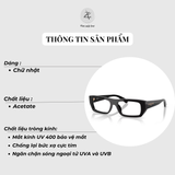  Gọng kính Vogue 0VO5660U dáng chữ nhật nhựa Acetate chính hãng fullbox 