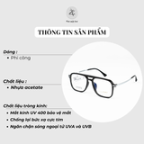  Gọng kính C&C OWEN 2271 dáng phi công TR90 phong cách thời trang cao cấp 