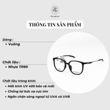  Gọng kính New Balance Elock NBL09454X dáng vuông TR90 chính hãng fullbox 