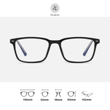  Gọng kính Zay Eyewear 9218 dáng chữ nhật nhựa TR90 phong cách hàn quốc 