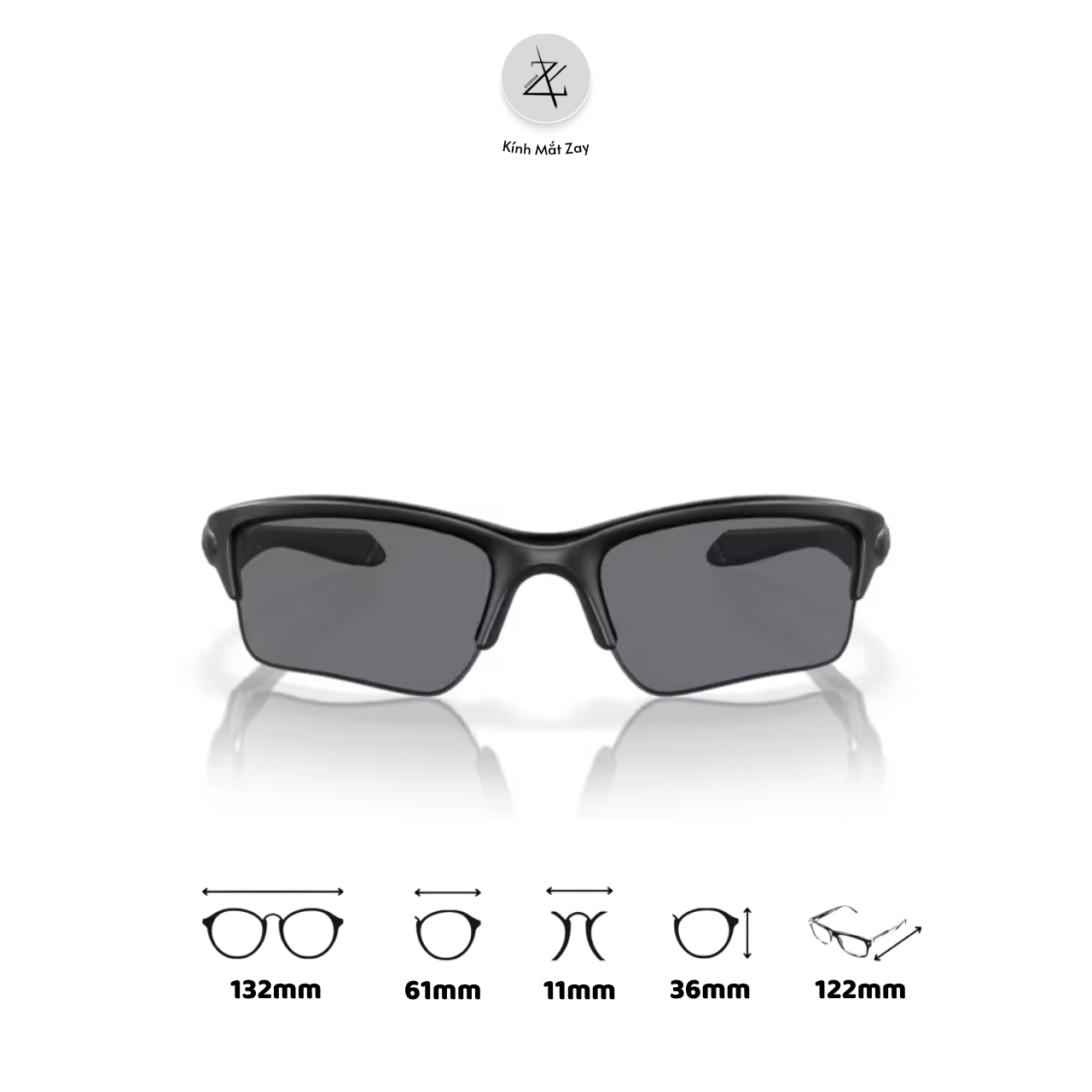  Kính mát thể thao Oakley Quarter Jacket 0OO9200 dáng chữ nhật O Matter™ chính hãng fullbox 