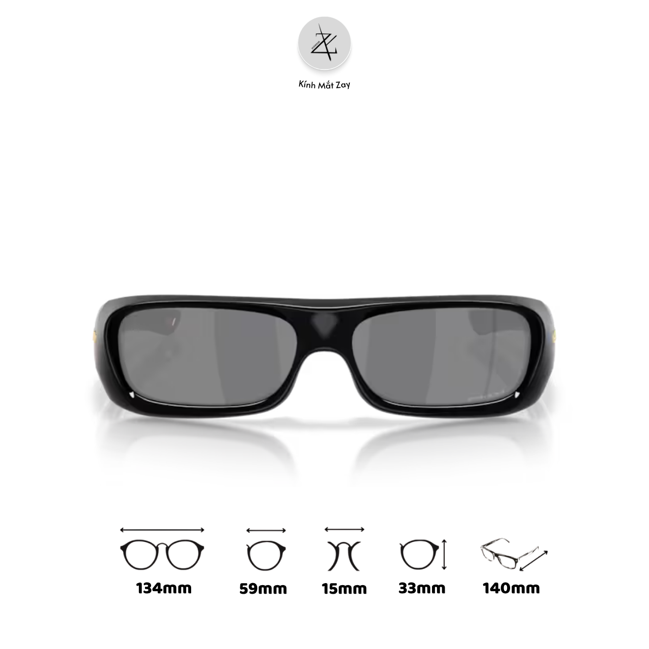  Kính mát thể thao Oakley Permian 0OO9520 dáng chữ nhật O Matter™ chính hãng fullbox 