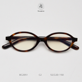  Gọng kính Zay Eyewear BC2051 Acetate dáng oval phong cách Hàn Quốc 
