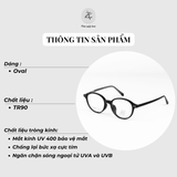  Gọng kính Yulong 25249 dáng oval nhựa TR90 fullbox chính hãng 