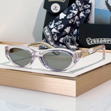  Kính mát Chrome Hearts Blaster dáng mắt mèo acetate cao cấp fullbox 