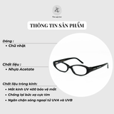  Gọng kính Gentle Monster Monica dáng oval nhựa acetate cao cấp fullbox 