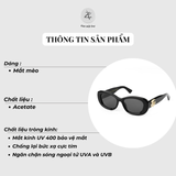  Kính mát Gucci GG1829SK dáng mắt mèo nhựa aceteta cao cấp fullbox 