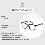  Gọng kính Lavein Paris 99012 dáng vuông nhựa TR90 chính hãng fullbox 