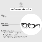  Gọng kính Vogue 0VO5699U dáng oval nhựa Acetate chính hãng fullbox 
