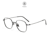 Gọng kính Zay Eyewear 18073 dáng vuông titanium phong cách Hàn Quốc