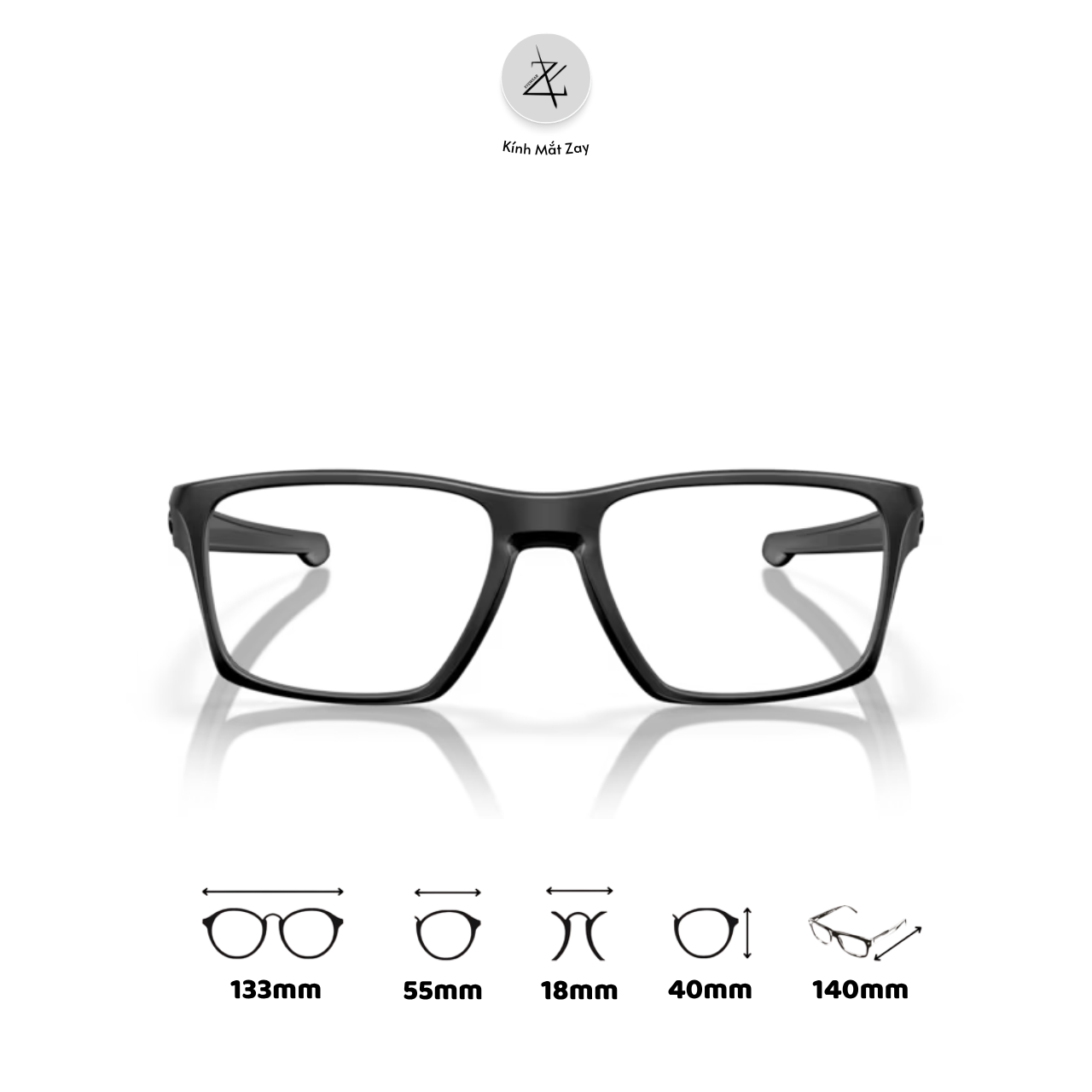  Gọng kính thể thao Oakley Litebeam 0OX8140 dáng vuông O Matter™ chính hãng fullbox 