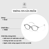  Gọng kính Zay Eyewear 86145 TR90 dáng oval phong cách thời trang cao cấp 