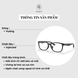  Gọng kính RayBan 0RX7124D dáng vuông chính hãng fullbox 