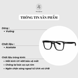  Gọng kính Bolon BJ3226 dáng vuông acetate chính hãng fullbox 