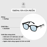 Kính mát Bolon BL3068 dáng vuông nhựa acetate chính hãng fullbox