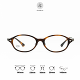  Gọng kính V8008T dáng mắt mèo nhựa acetate & titanium cao cấp 