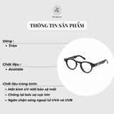  Gọng kính Gentle Monster Von dáng tròn nhựa acetate cao cấp fullbox 