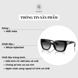  Kính mát Coach 0HC8408F dáng mắt mèo nhựa Injected chính hãng fullbox 