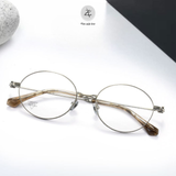  Gọng kính Zay Eyewear Vivienne Westwood V8003T dáng tròn Titanium phong cách Hàn Quốc 