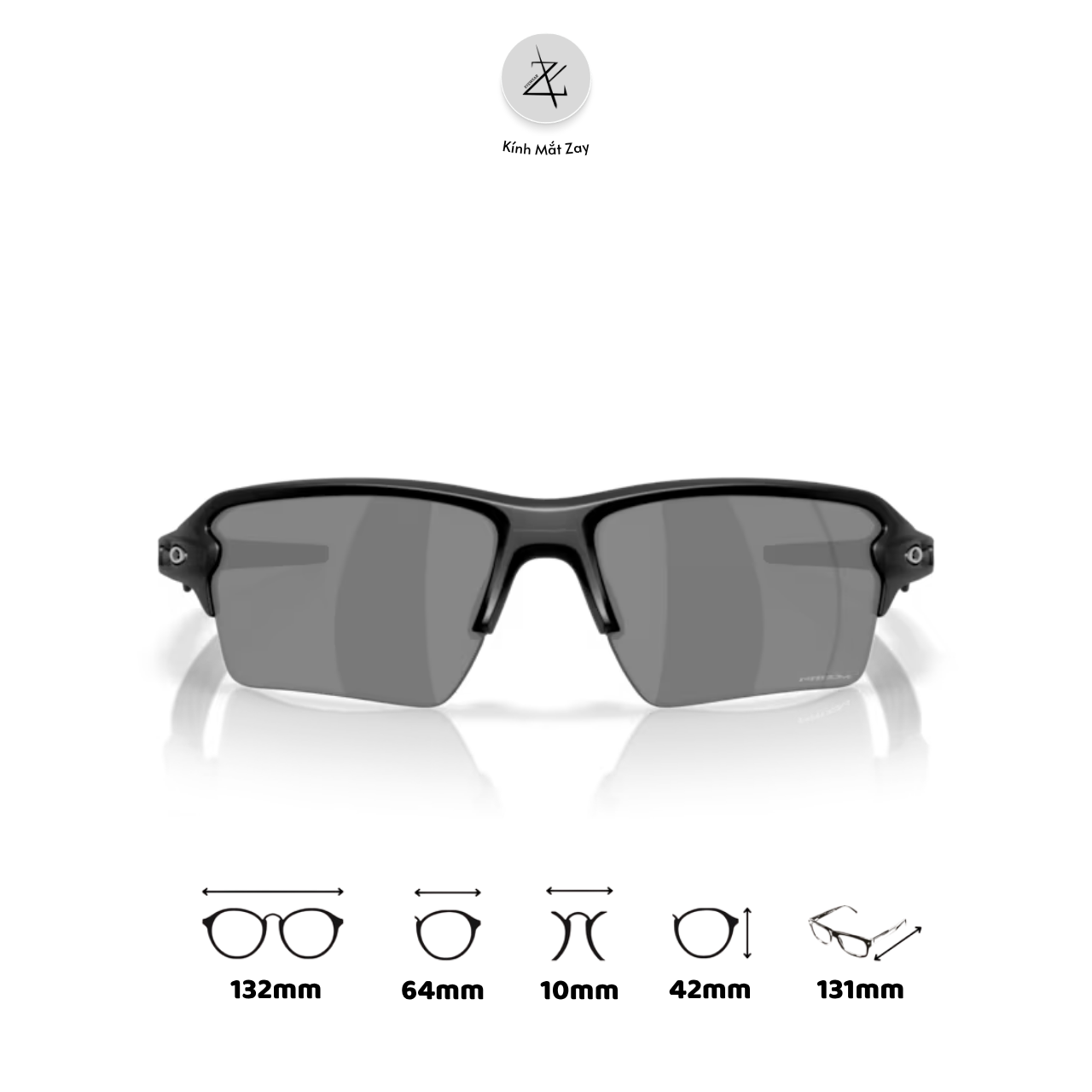 Kính mát thể thao Oakley Flak 2.0 XXL 0OO9488 dáng chữ nhật O Matter™ chính hãng fullbox 