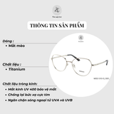 Gọng kính Versace 1313 dáng mắt mèo chính hãng fullbox 