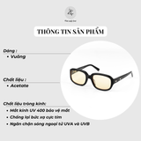  Kính mát Gentle Monster Noizer dáng vuông nhựa acetate cao cấp fullbox 