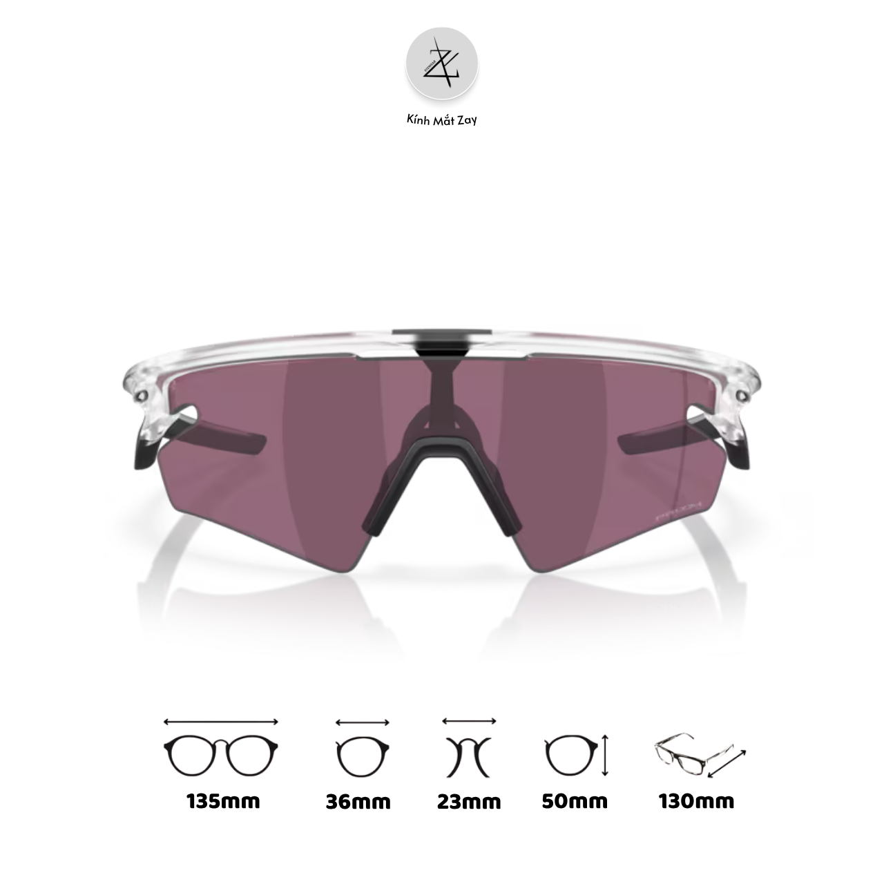  Kính mát thể thao Oakley Sphaera slash 0OO9499 dáng shield O Matter™ chính hãng fullbox 